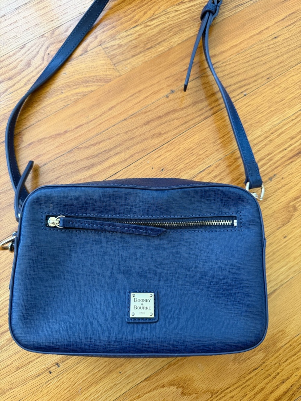 Dooney & Bourke Navy Crossbody Camera Style Bag